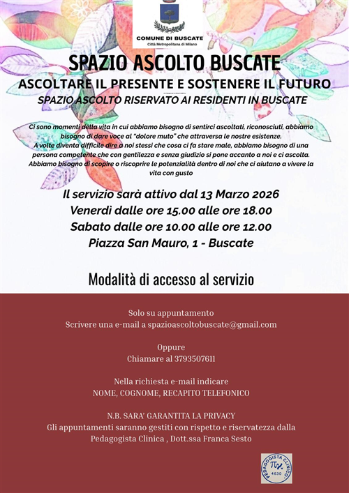 Spazio Ascolto Buscate