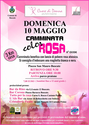 Camminata Color Rosa - 3° Edizione